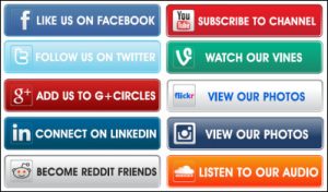 Examples of calls to action for different social media platforms.